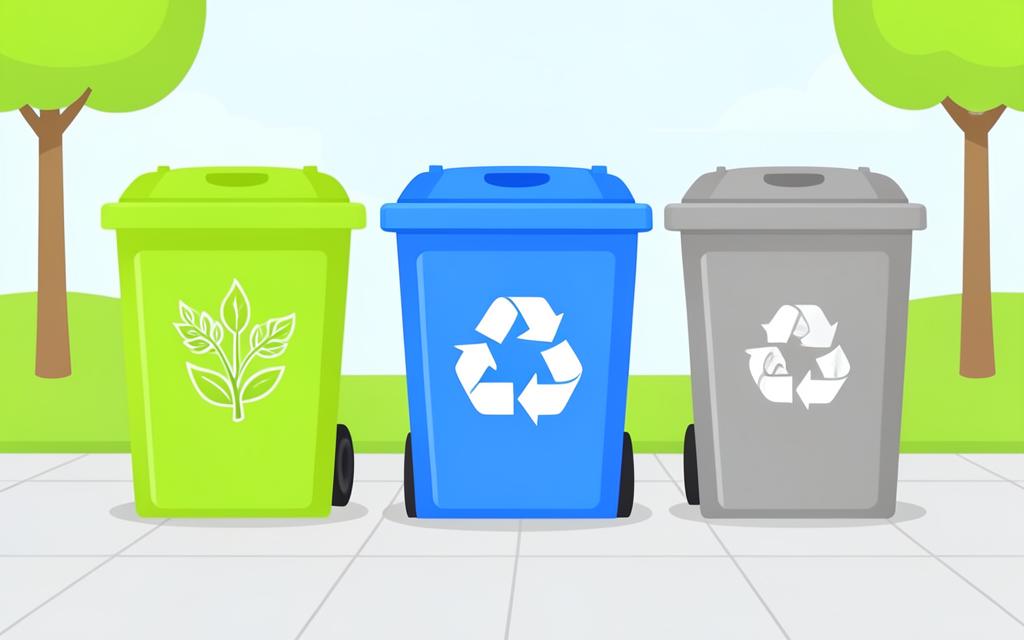Separating and storing waste